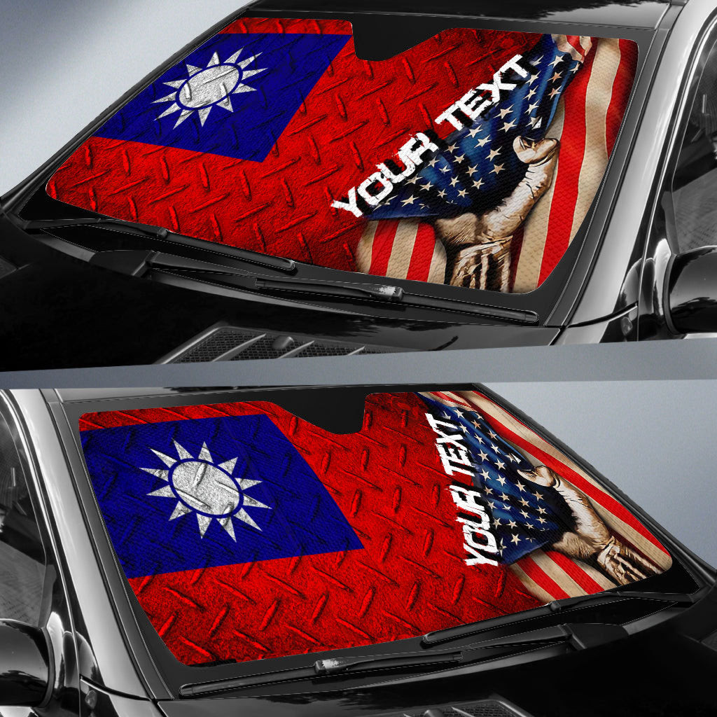 Taiwan Car Auto Sun Shade - America is a Part My Soul A7