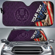Scottish Purple Thistle Car Auto Sun Shade - America is a Part My Soul A7 | AmericansPower