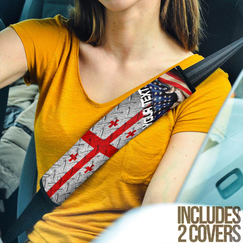 Georgia Car Seat Belt - America is a Part My Soul A7 | AmericansPower