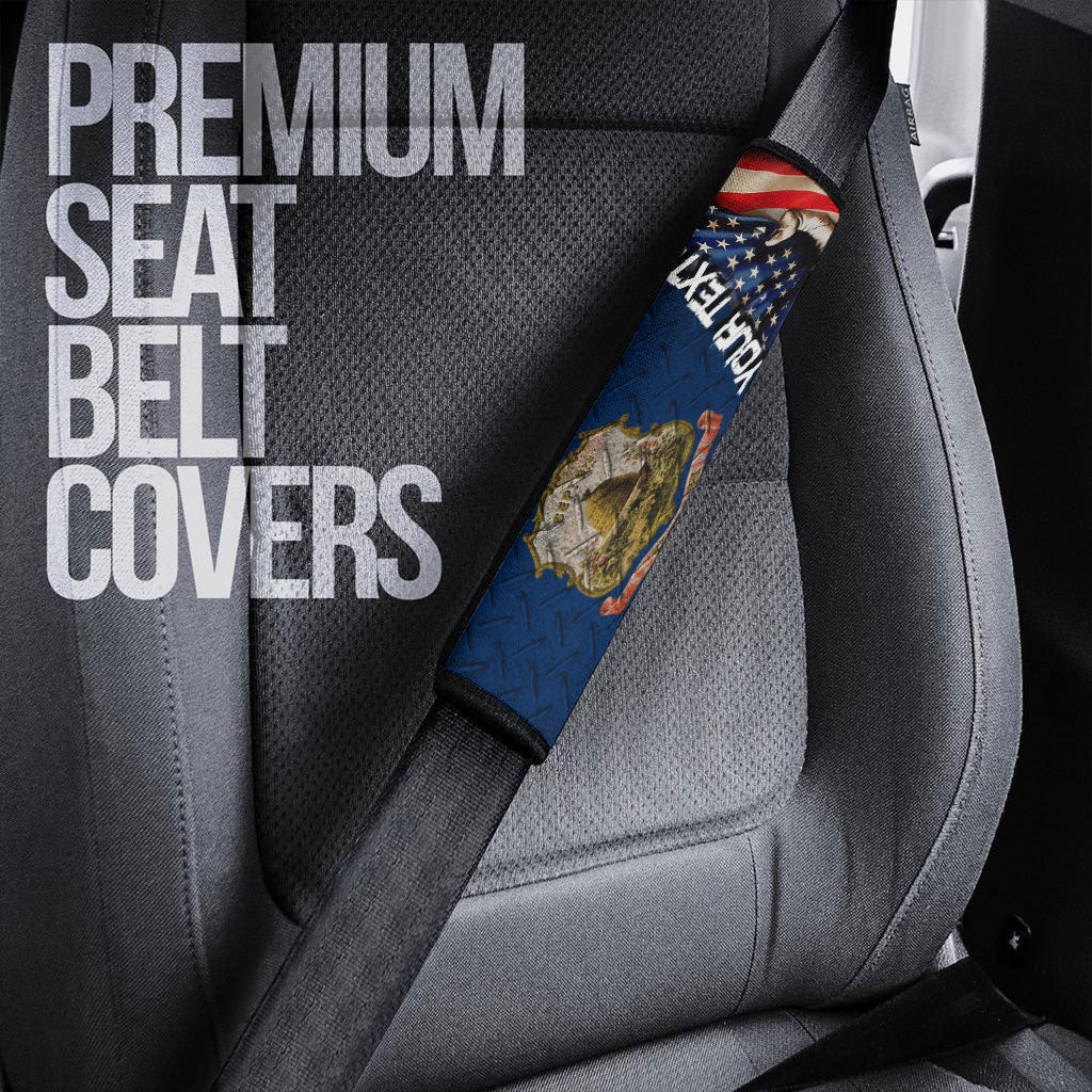 America Flag Of The Utah Territory Car Seat Belt - America is a Part My Soul A7