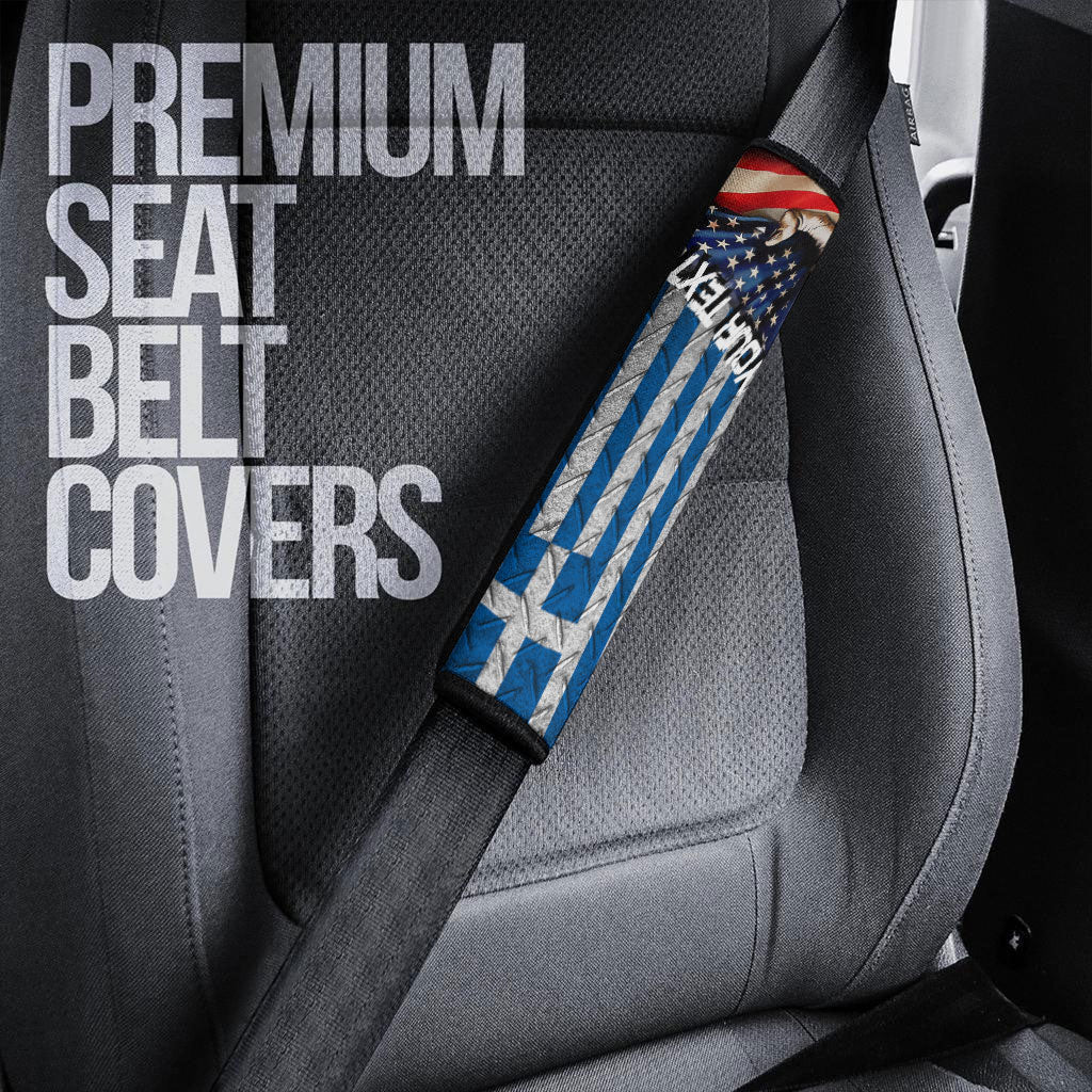 Greece Car Seat Belt - America is a Part My Soul A7