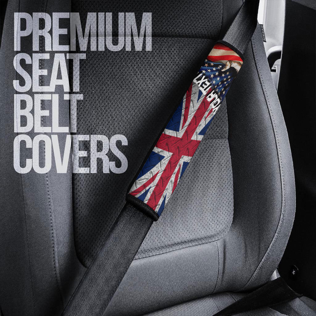 United Kingdom Union Jack Car Seat Belt - America is a Part My Soul A7