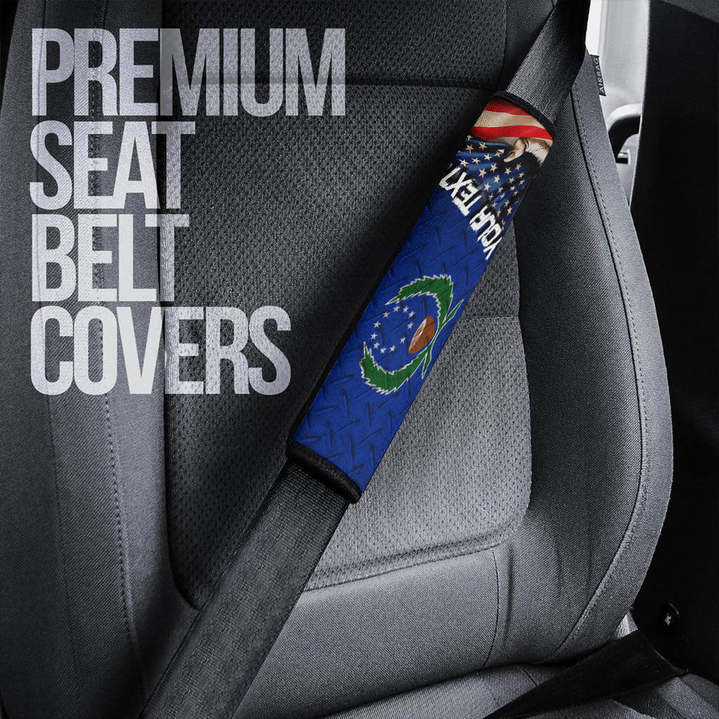Pohnpei Car Seat Belt - America is a Part My Soul A7