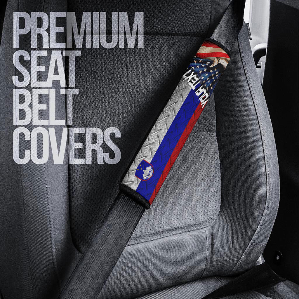 Slovenia Car Seat Belt - America is a Part My Soul A7