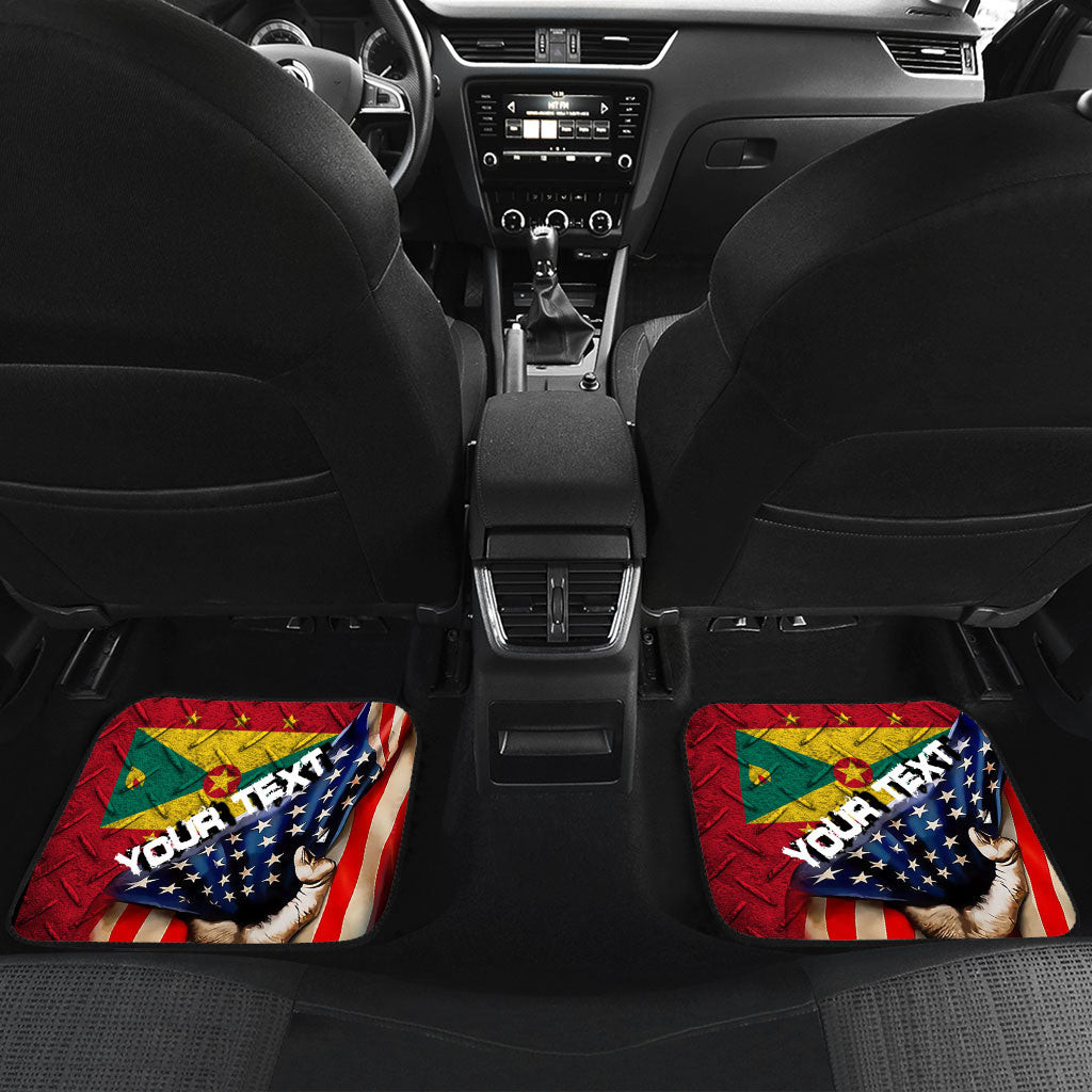 Grenada Front and Back Car Mat - America is a Part My Soul A7