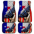 America Flag Of Texas 1839 1933 Front and Back Car Mat - America is a Part My Soul A7 | AmericansPower