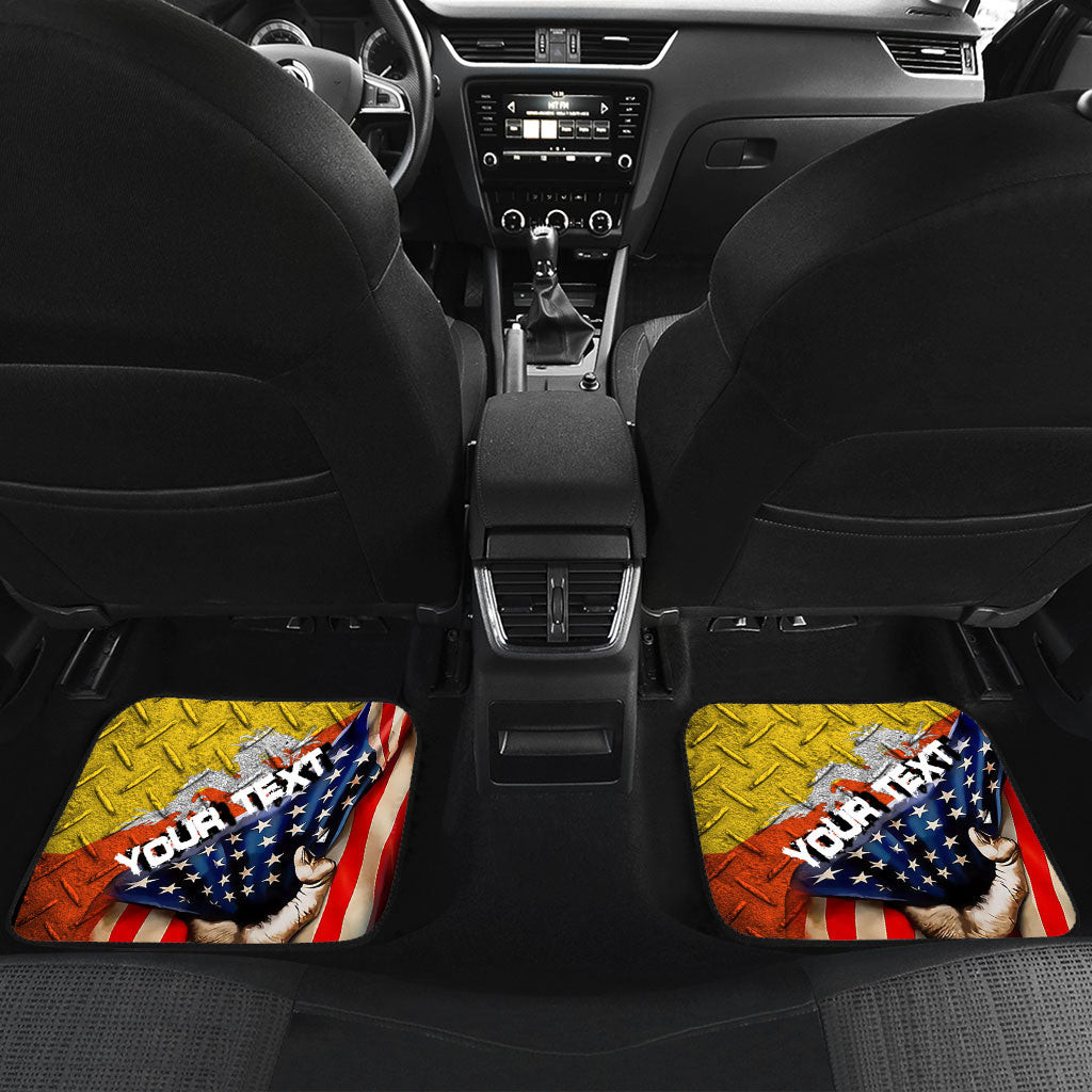 Bhutan Front and Back Car Mat - America is a Part My Soul A7