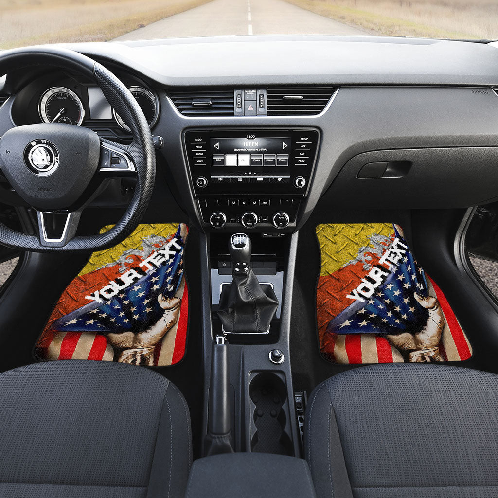 Bhutan Front and Back Car Mat - America is a Part My Soul A7
