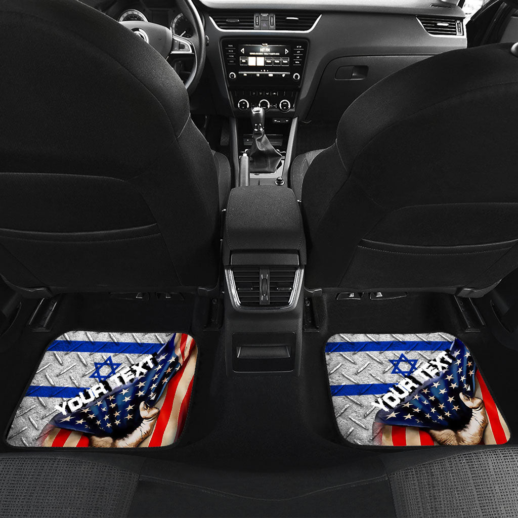 Israel Front and Back Car Mat - America is a Part My Soul A7