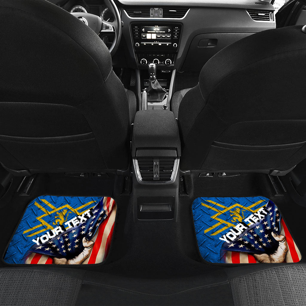 Scotland East Lothian Front and Back Car Mat - America is a Part My Soul A7