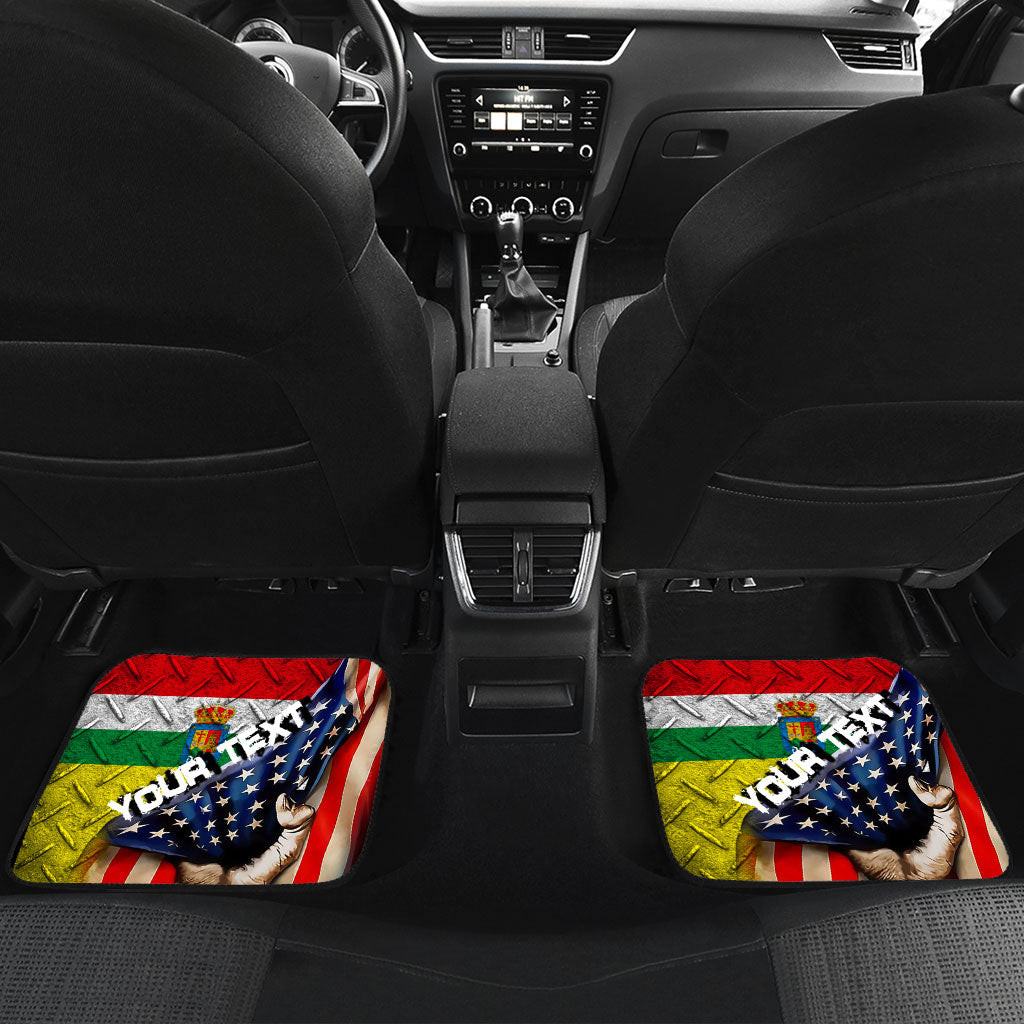 La Rioja Front and Back Car Mat - America is a Part My Soul A7