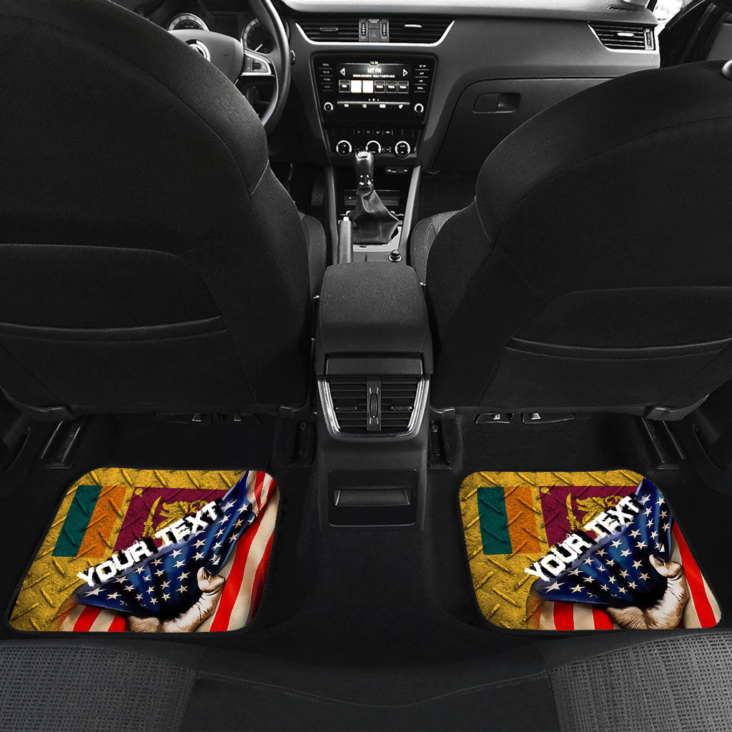 Sri Lanka Front and Back Car Mat - America is a Part My Soul A7