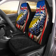 Canada Flag Of British Columbia Car Seat Covers - America is a Part My Soul A7
