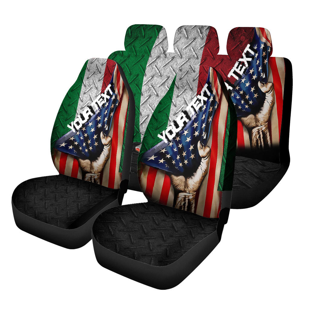 Italy Car Seat Covers - America is a Part My Soul A7