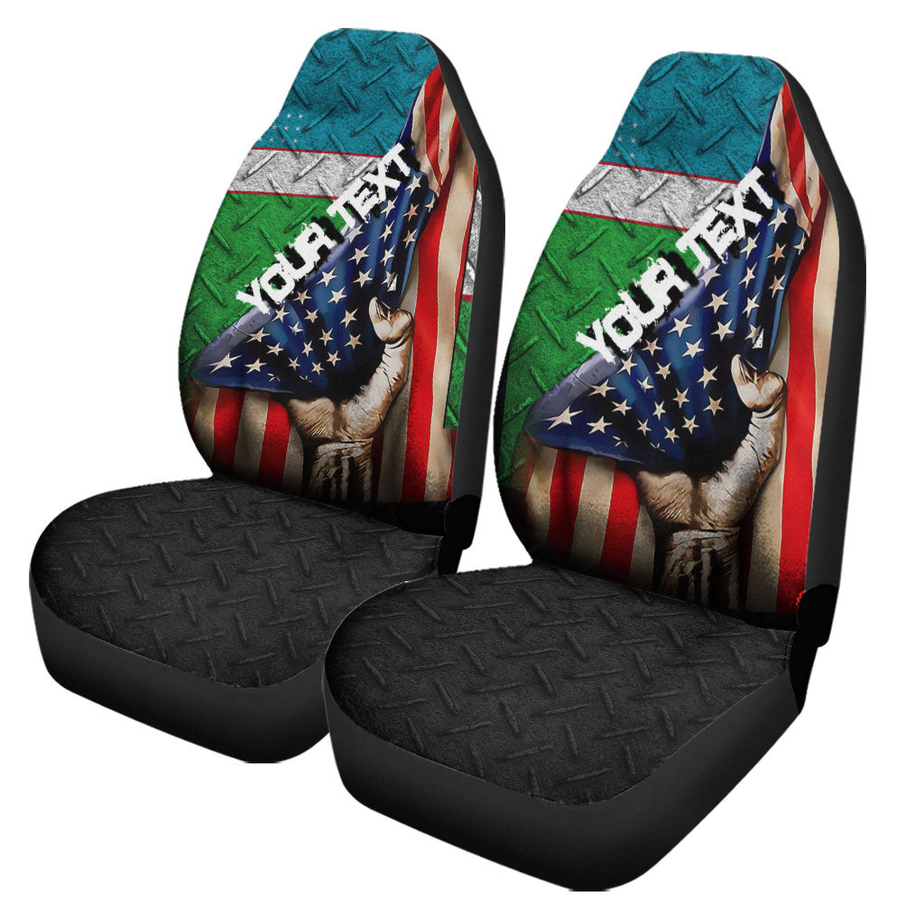 Uzbekistan Car Seat Covers - America is a Part My Soul A7 | AmericansPower