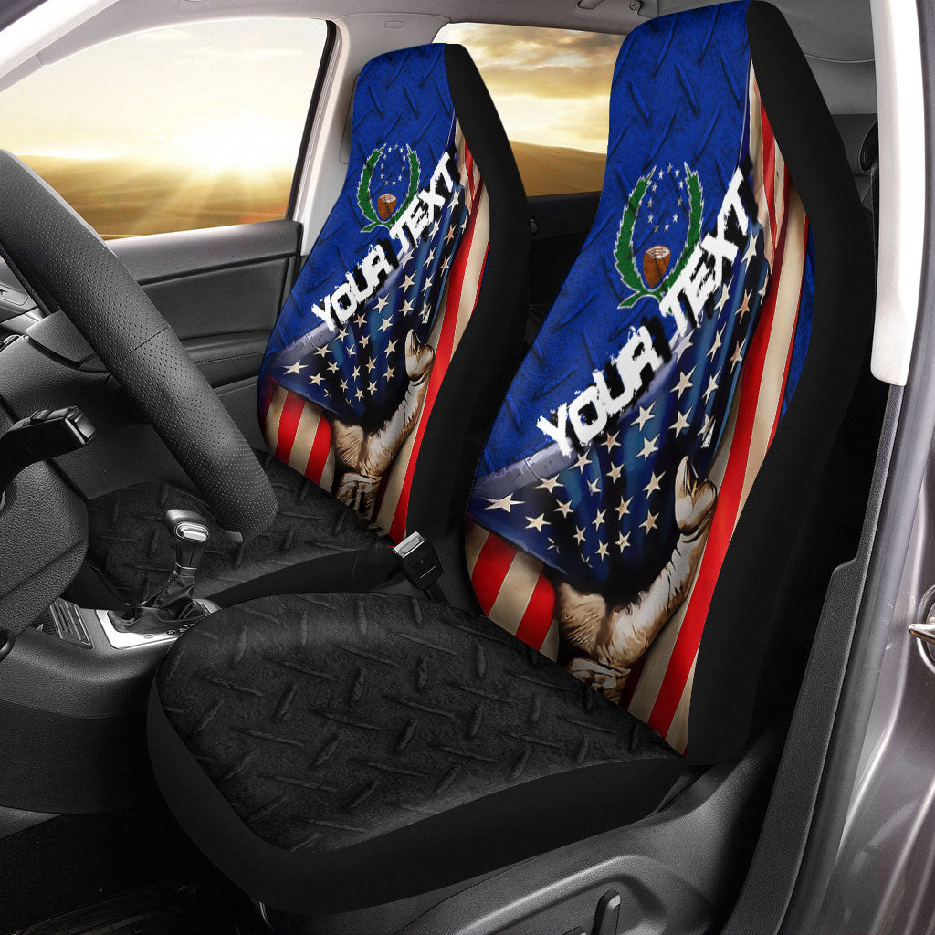 Pohnpei Car Seat Covers - America is a Part My Soul A7
