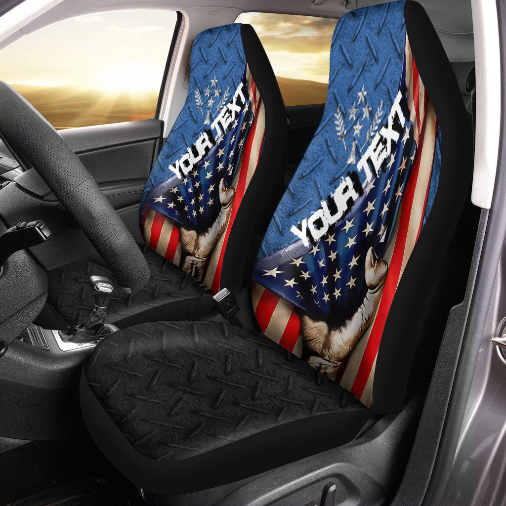 Kosrae Car Seat Covers - America is a Part My Soul A7
