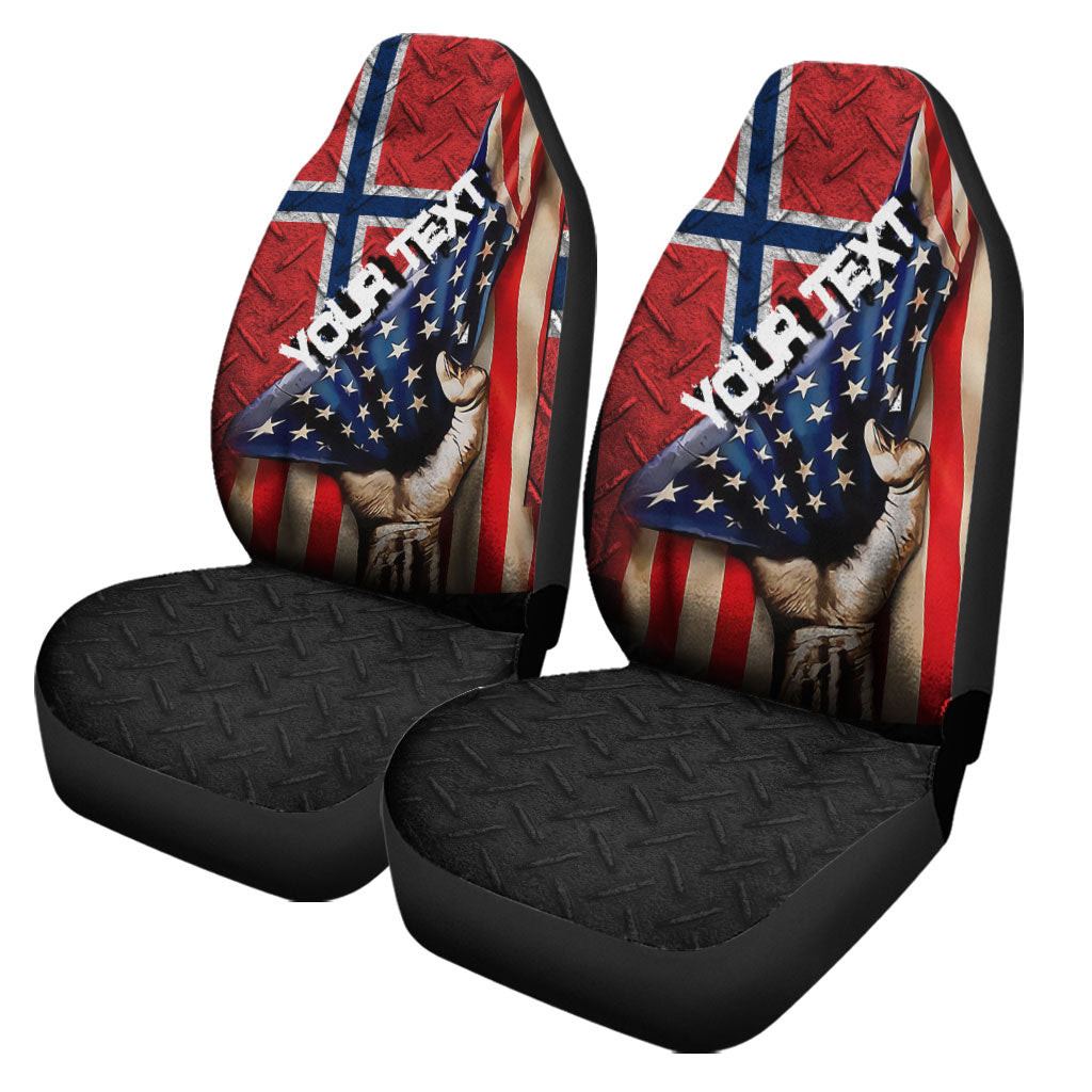 Norway Car Seat Covers - America is a Part My Soul A7 | AmericansPower