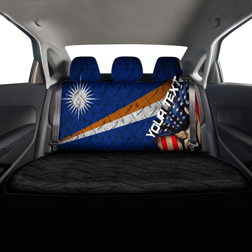 Marshall Islands Car Seat Covers - America is a Part My Soul A7