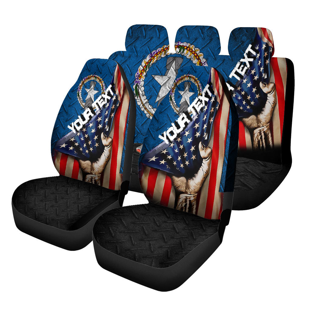 Northern Mariana Islands Car Seat Covers - America is a Part My Soul A7