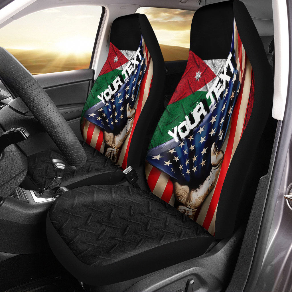 Jordan Car Seat Covers - America is a Part My Soul A7