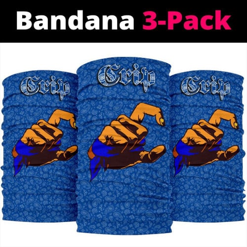 Crips Gang Bandana 3-Pack A31