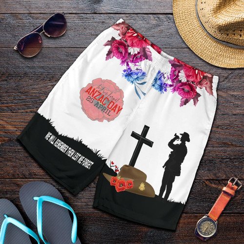 "Lest We Forget Anzac Day" All Over Print Men's Shorts A27