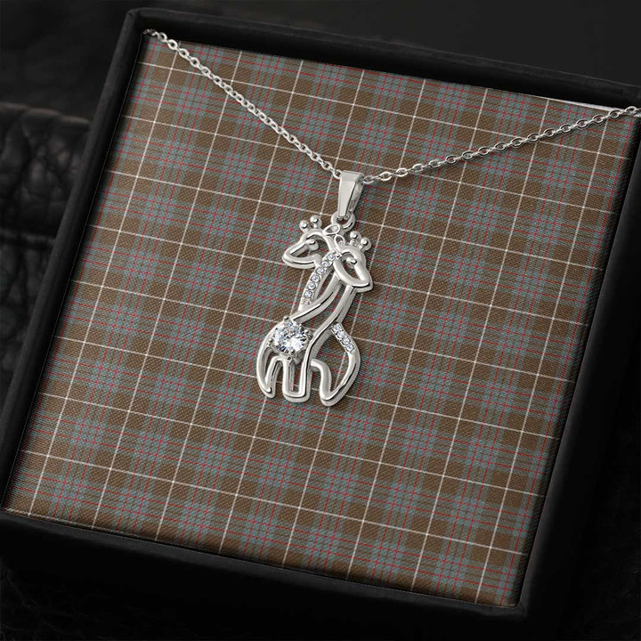 AmericansPower Jewelry - Macintyre Hunting Weathered Graceful Love Giraffe Necklace A7 | AmericansPower