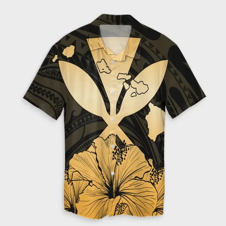 AmericansPower Shirt - Hawaiian Kanaka Hawaiian Shirt Hibiscus Polynesian Love