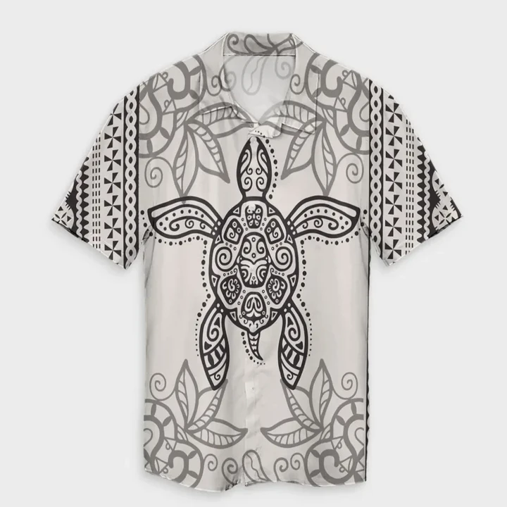 AmericansPower Shirt - Hawaii Turtle Pattern Hawaiian Shirt