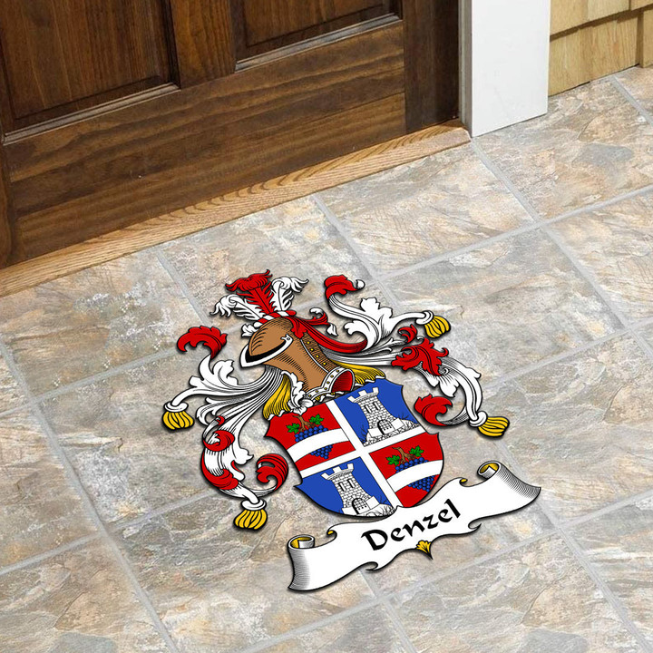 AmericansPower Germany Doormat - Denzel German Family Crest Custom Shape Rubber Doormat A7 | AmericansPower