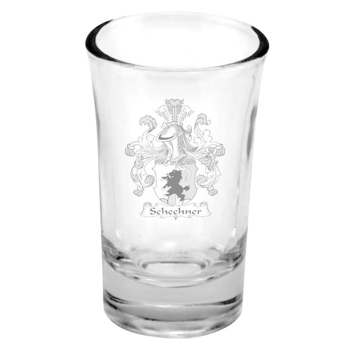AmericansPower Germany Drinkware - Schechner German Family Crest Dessert Shot Glass A7 | AmericansPower