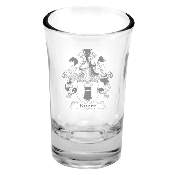 AmericansPower Germany Drinkware - Knorr German Family Crest Dessert Shot Glass A7 | AmericansPower