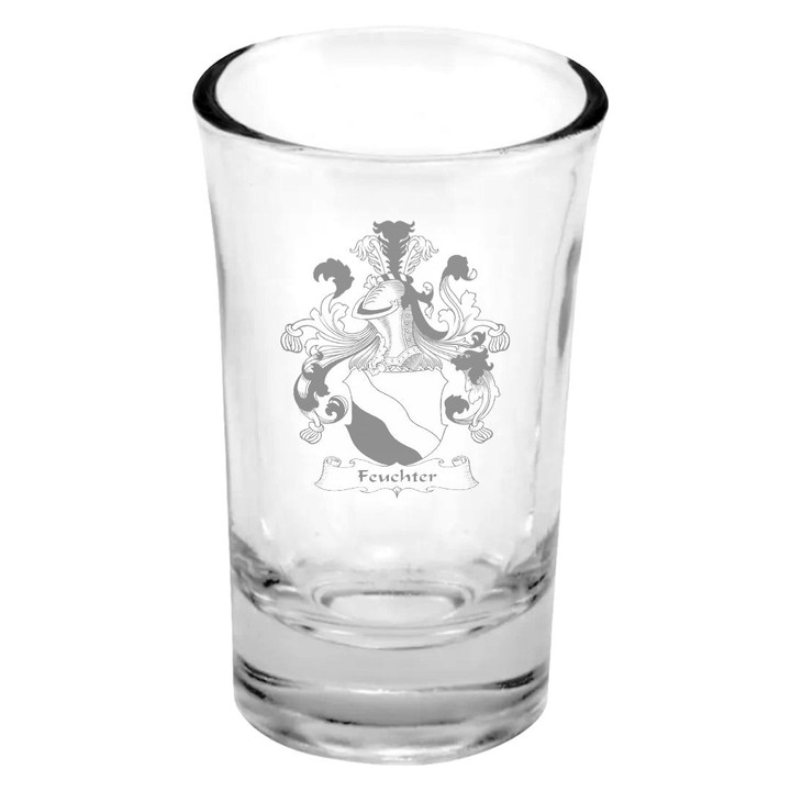 AmericansPower Germany Drinkware - Feuchter German Family Crest Dessert Shot Glass A7 | AmericansPower