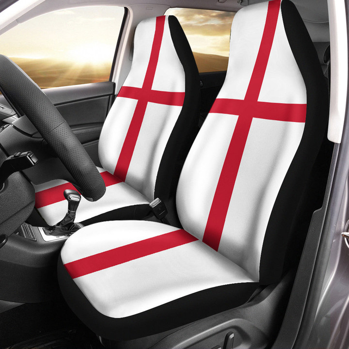 AmericansPower Car Seat Covers (Set of 2) - Flag of England Car Seat Covers A7 | AmericansPower