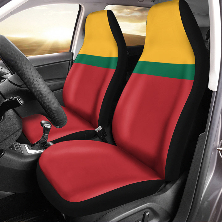 AmericansPower Car Seat Covers (Set of 2) - Flag of Lithuania Car Seat Covers A7 | AmericansPower
