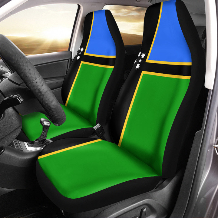 AmericansPower Car Seat Covers (Set of 2) - Australia Australian South Sea Islanders Flag Car Seat Covers A7 | AmericansPower