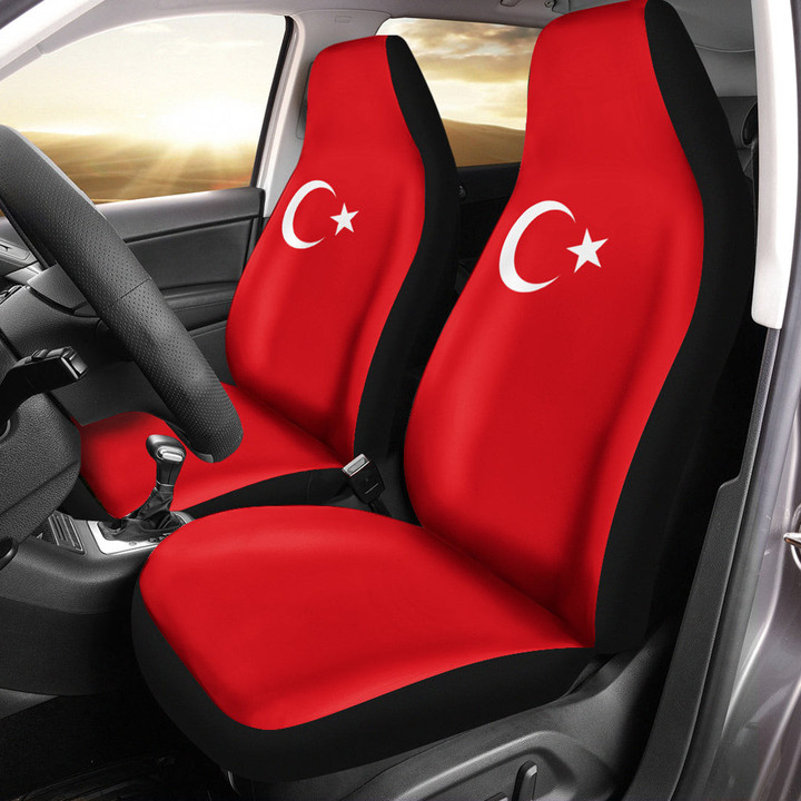 AmericansPower Car Seat Covers (Set of 2) - Flag of Turkey Car Seat Covers A7 | AmericansPower
