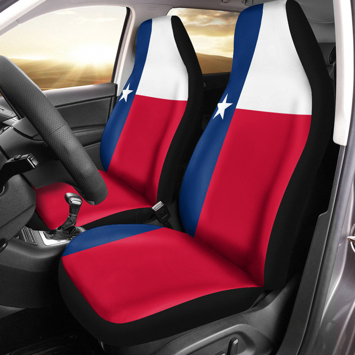 AmericansPower Car Seat Covers (Set of 2) - Flag Of Texas Car Seat Covers A7 | AmericansPower