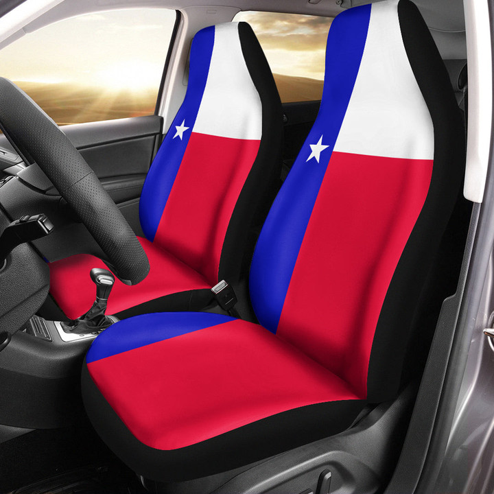 AmericansPower Car Seat Covers (Set of 2) - Flag Of Texas (1839 - 1933) Car Seat Covers A7 | AmericansPower