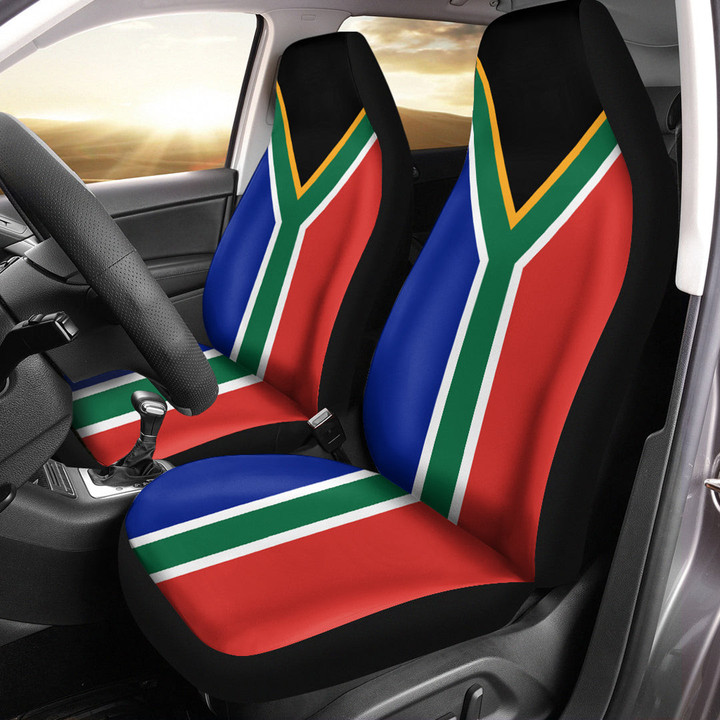 AmericansPower Car Seat Covers (Set of 2) - Flag of South Africa Car Seat Covers A7 | AmericansPower