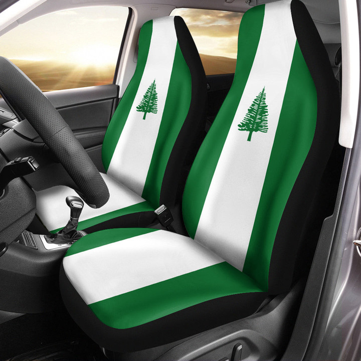 AmericansPower Car Seat Covers (Set of 2) - Flag of Norfolk Island Car Seat Covers A7 | AmericansPower