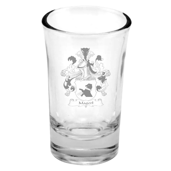 AmericansPower Germany Drinkware - Magerl German Family Crest Dessert Shot Glass A7 | AmericansPower