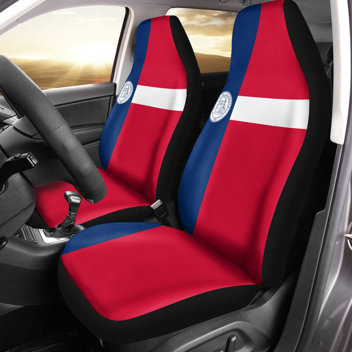 AmericansPower Car Seat Covers (Set of 2) - State Of Georgia (1920 - 1956) Car Seat Covers A7 | AmericansPower
