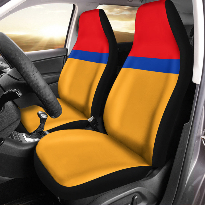 AmericansPower Car Seat Covers (Set of 2) - Flag of Armenia Car Seat Covers A7 | AmericansPower