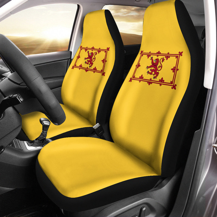 AmericansPower Car Seat Covers (Set of 2) - Flag of Royal Banner Of Scotland Car Seat Covers A7 | AmericansPower