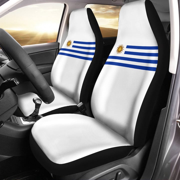 AmericansPower Car Seat Covers (Set of 2) - Flag of Uruguay Car Seat Covers A7 | AmericansPower