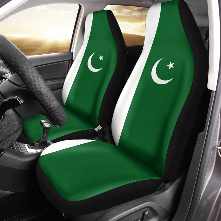 AmericansPower Car Seat Covers (Set of 2) - Flag of Pakistan Car Seat Covers A7 | AmericansPower
