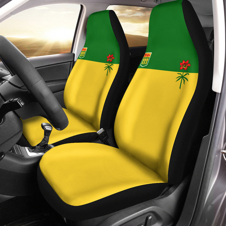 AmericansPower Car Seat Covers (Set of 2) - Canada Flag Of Saskatchewan Car Seat Covers A7 | AmericansPower