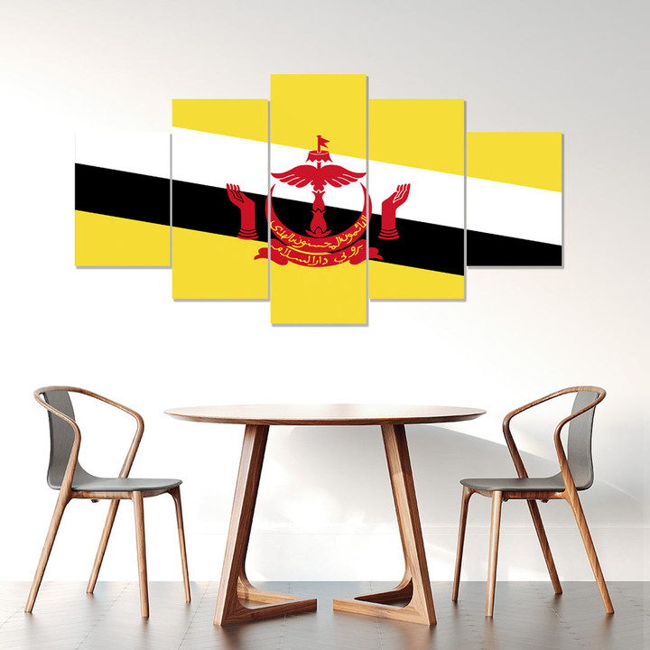 AmericansPower Canvas Wall Art - Flag of Brunei Car Seat Covers A7 | AmericansPower